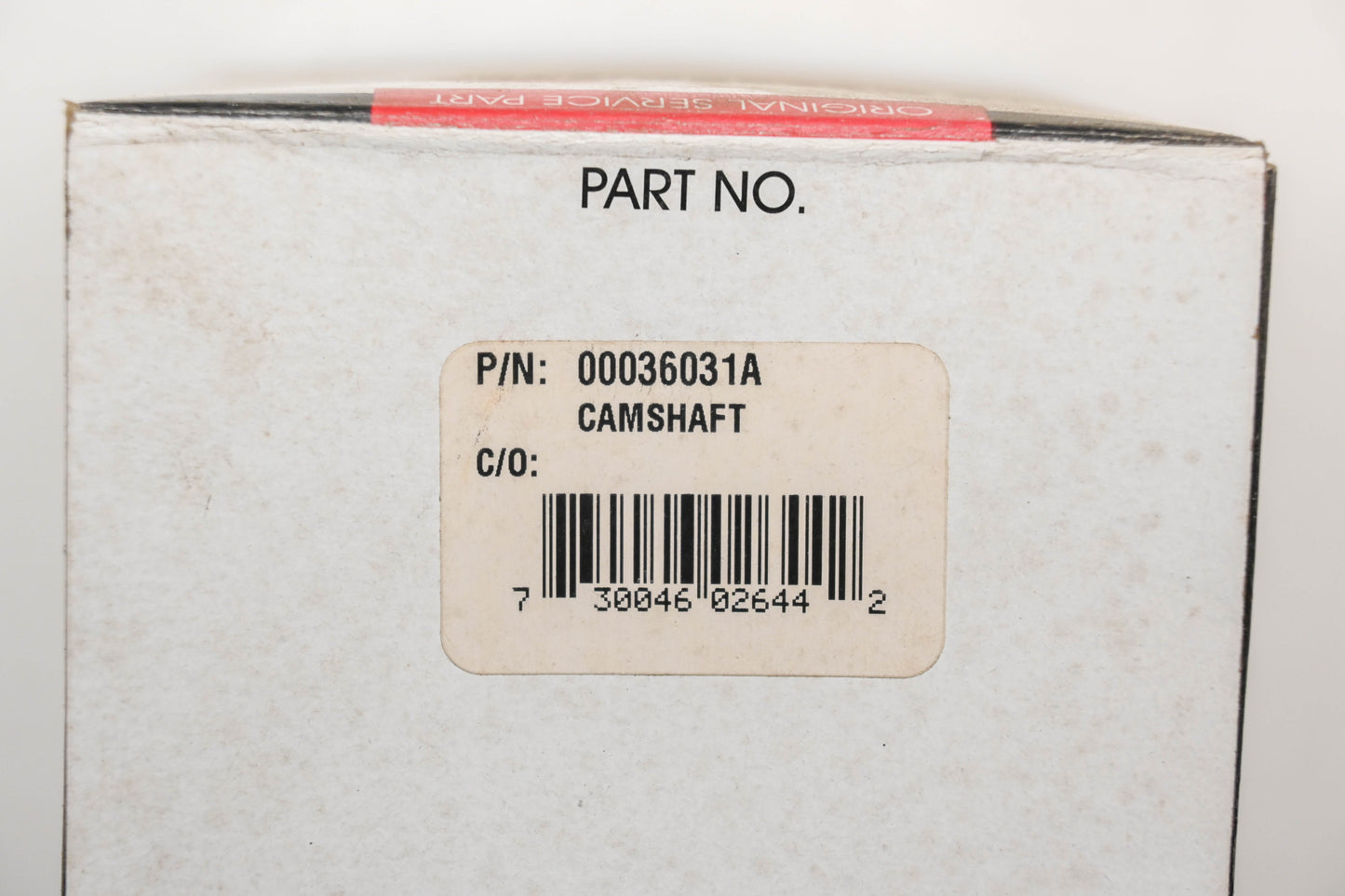 New OEM Tecumseh 00036031A, 36031A, 36031 Camshaft Assembly NOS