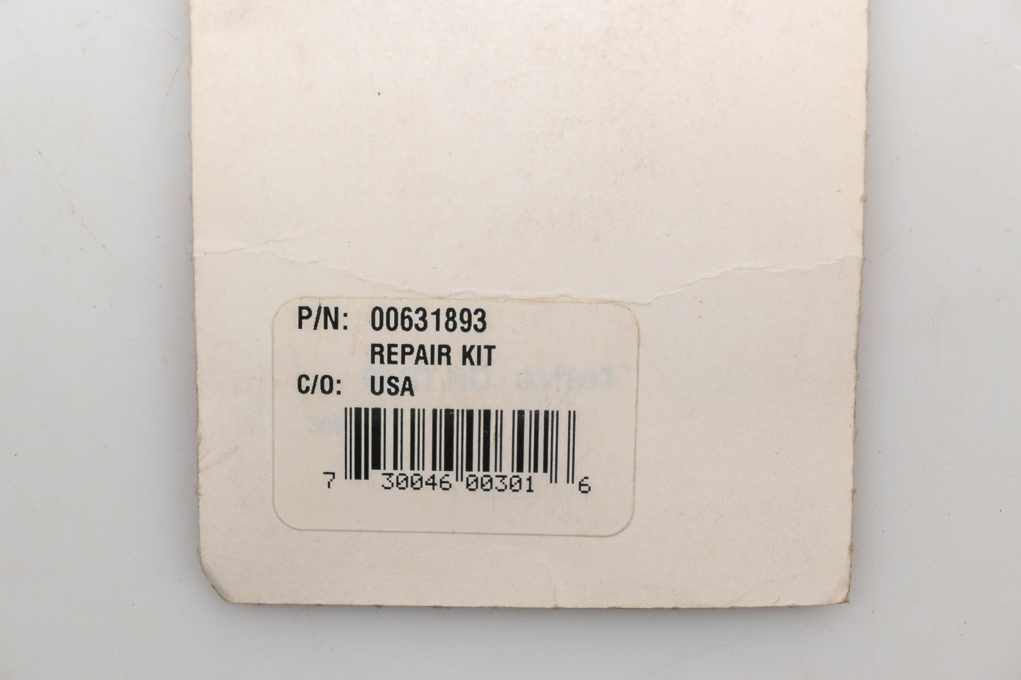 New OEM Tecumseh 00631893, 631893 Carburetor Repair Kit NOS