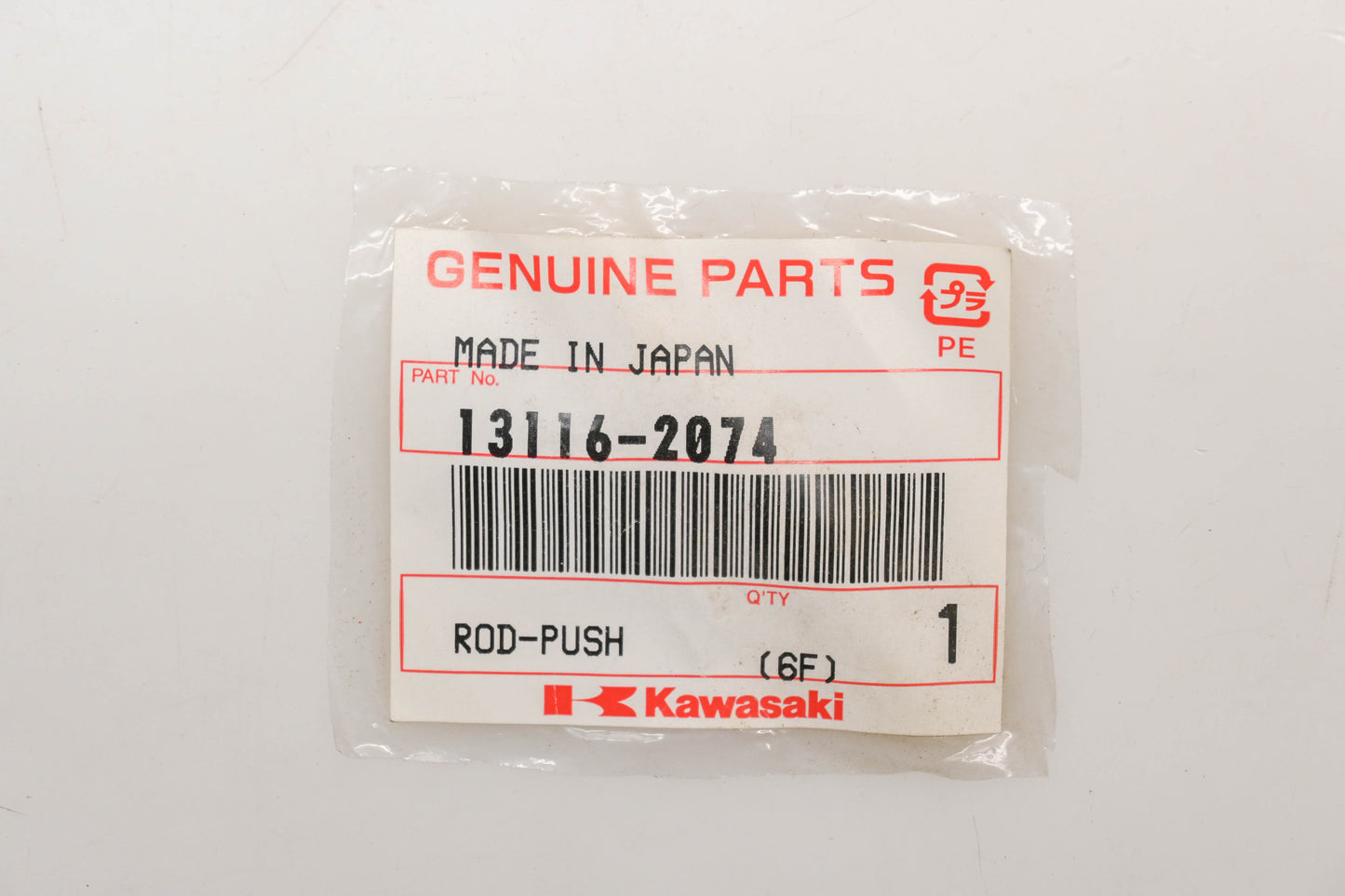 New OEM Kawasaki 13116-2074 Push Rod NOS