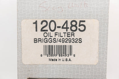 Stens 120-485, 492932S, 36563 Oil Filter NOS