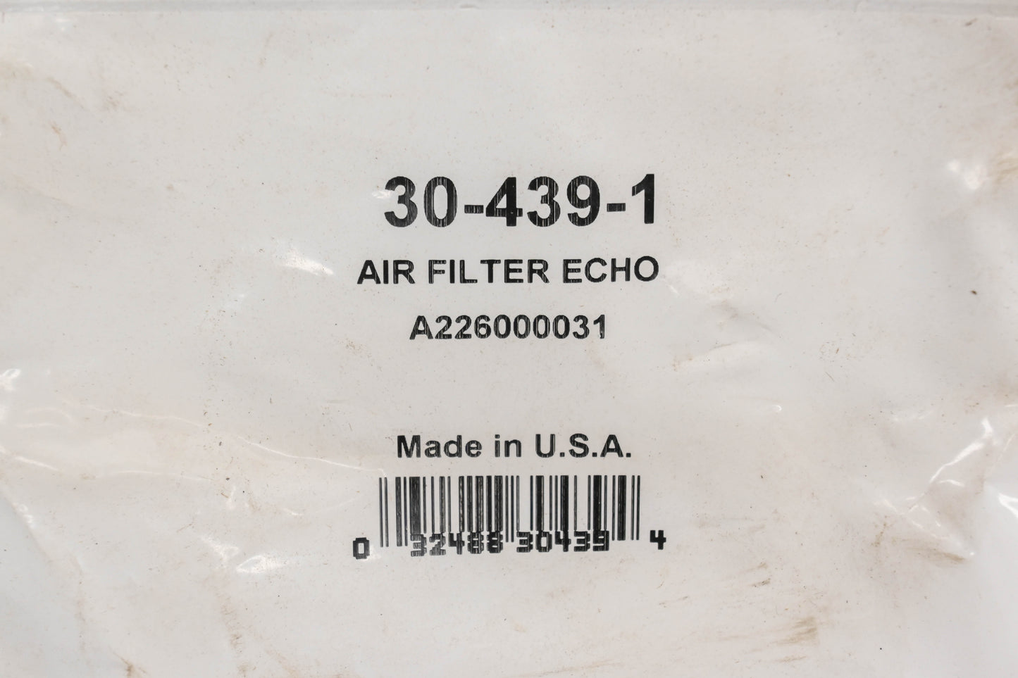 Oregon 30-439-1, A226000031 Echo Air Filter NOS