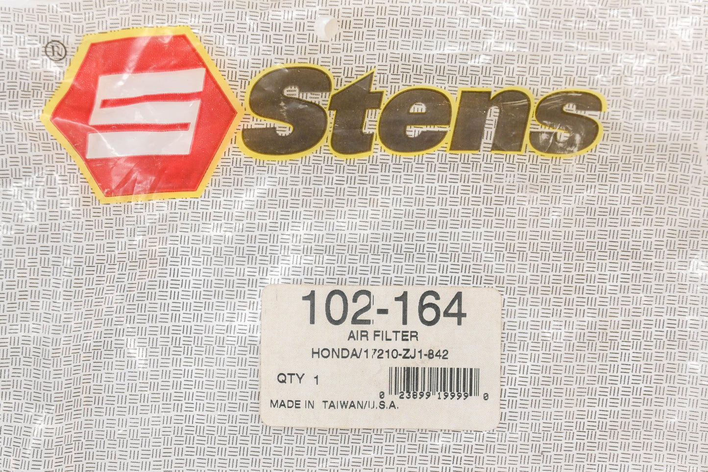 Stens 102-164, 17210-ZJ1-842 Honda Air Filter Kit NOS