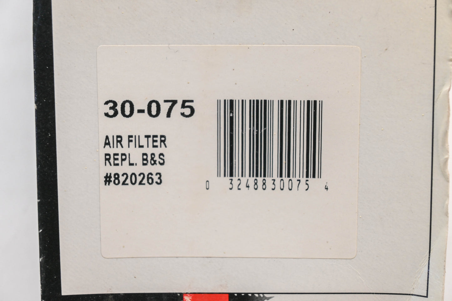 Oregon 30-075, 820263 Air Filter NOS