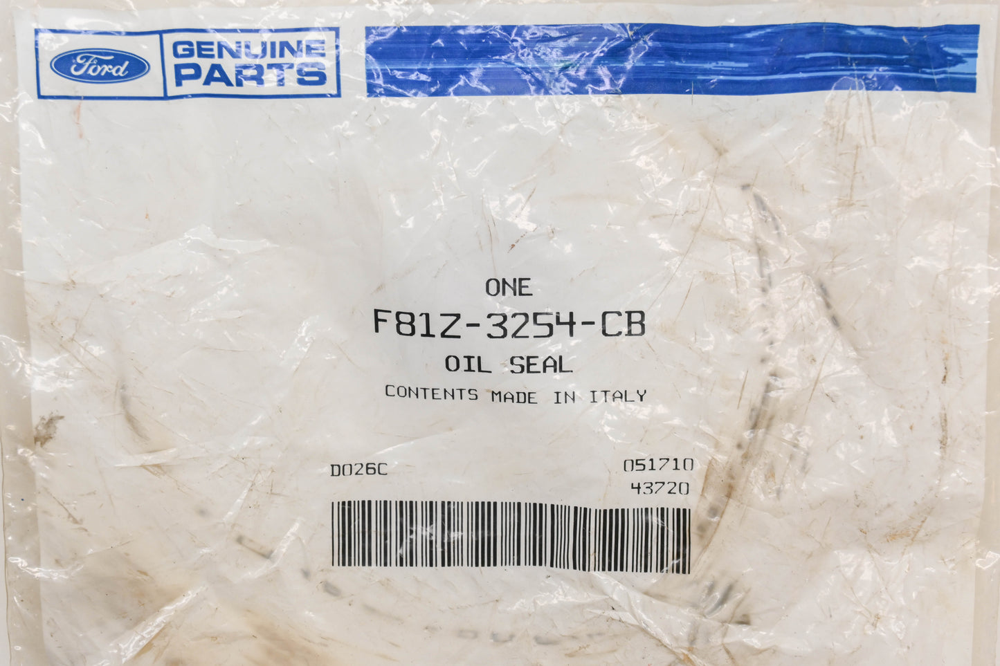 New OEM Ford F81Z-3254-CB Oil Seal NOS