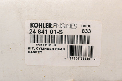 Kohler 24 841 01-S, 2484101-S Head Gasket Kit NOS
