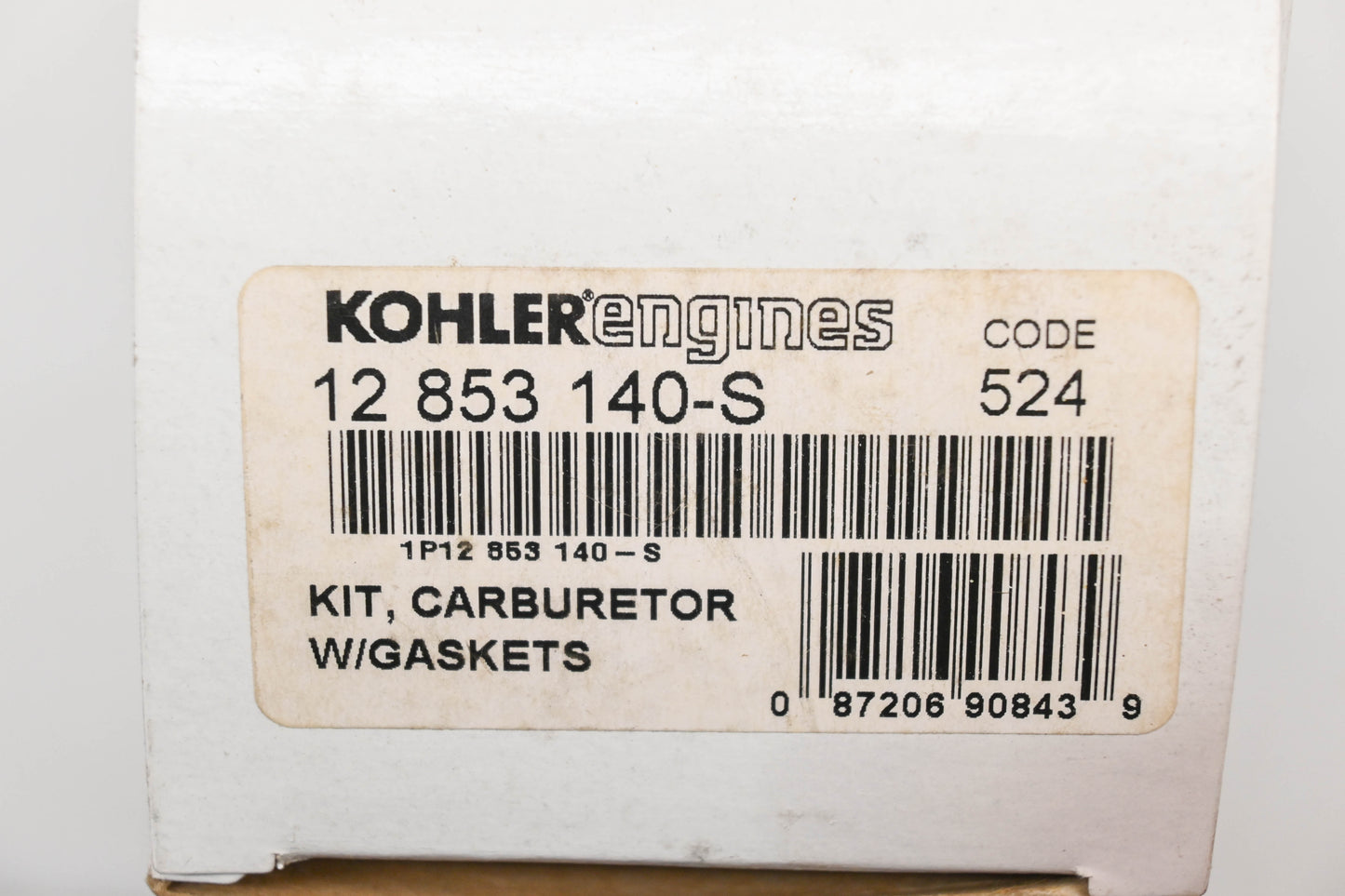 Kohler 12 853 140-S, 12853140-S Carburetor Kit NOS