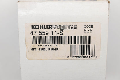 Kohler 47 559 11-S, 4755911-S Fuel Pump Kit NOS