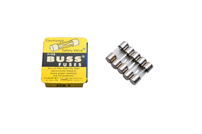 Eaton AGW-4 Bussmann Glass Tube Fuses Qty 5 NOS
