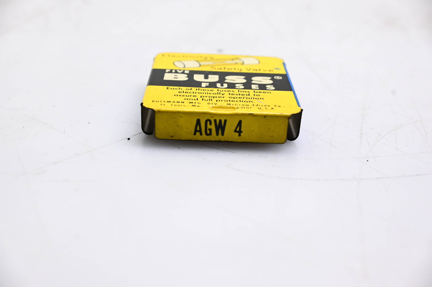 Eaton AGW-4 Bussmann Glass Tube Fuses Qty 5 NOS