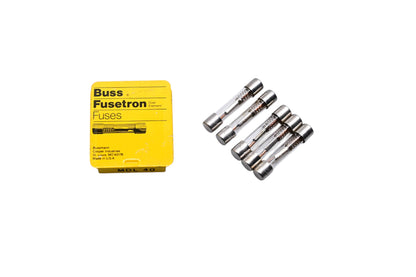 Eaton MDL-40 Bussmann Glass Tube Fuses Qty 5 NOS