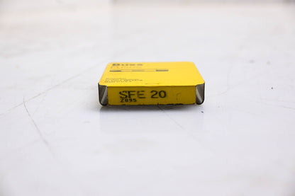 Eaton SFE-20 Bussmann Glass Tube Fuses Qty 5 NOS