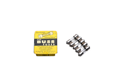 Eaton GBC-8 Bussmann Glass Tube Fuses Qty 5 NOS