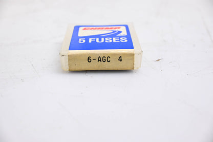 Champ 6-AGC 4 Glass Tube Fuses Qty 5 NOS