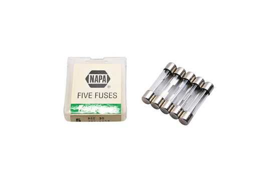 Littlefuse AGC-30, 782-1055 Glass Tube Fuses Qty 5 NOS
