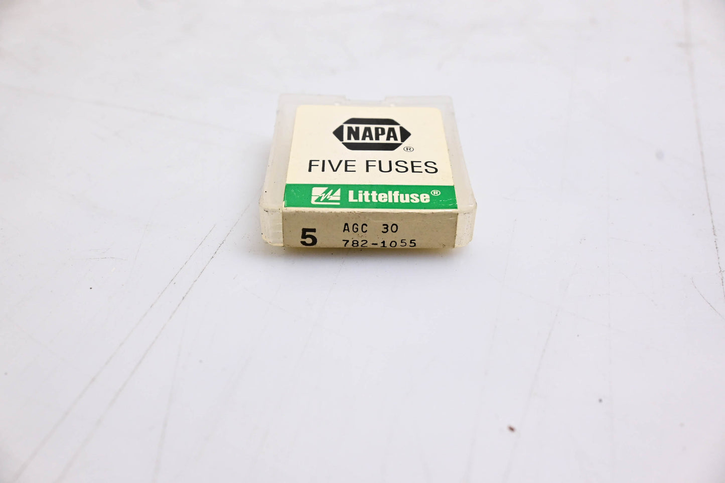 Littlefuse AGC-30, 782-1055 Glass Tube Fuses Qty 5 NOS