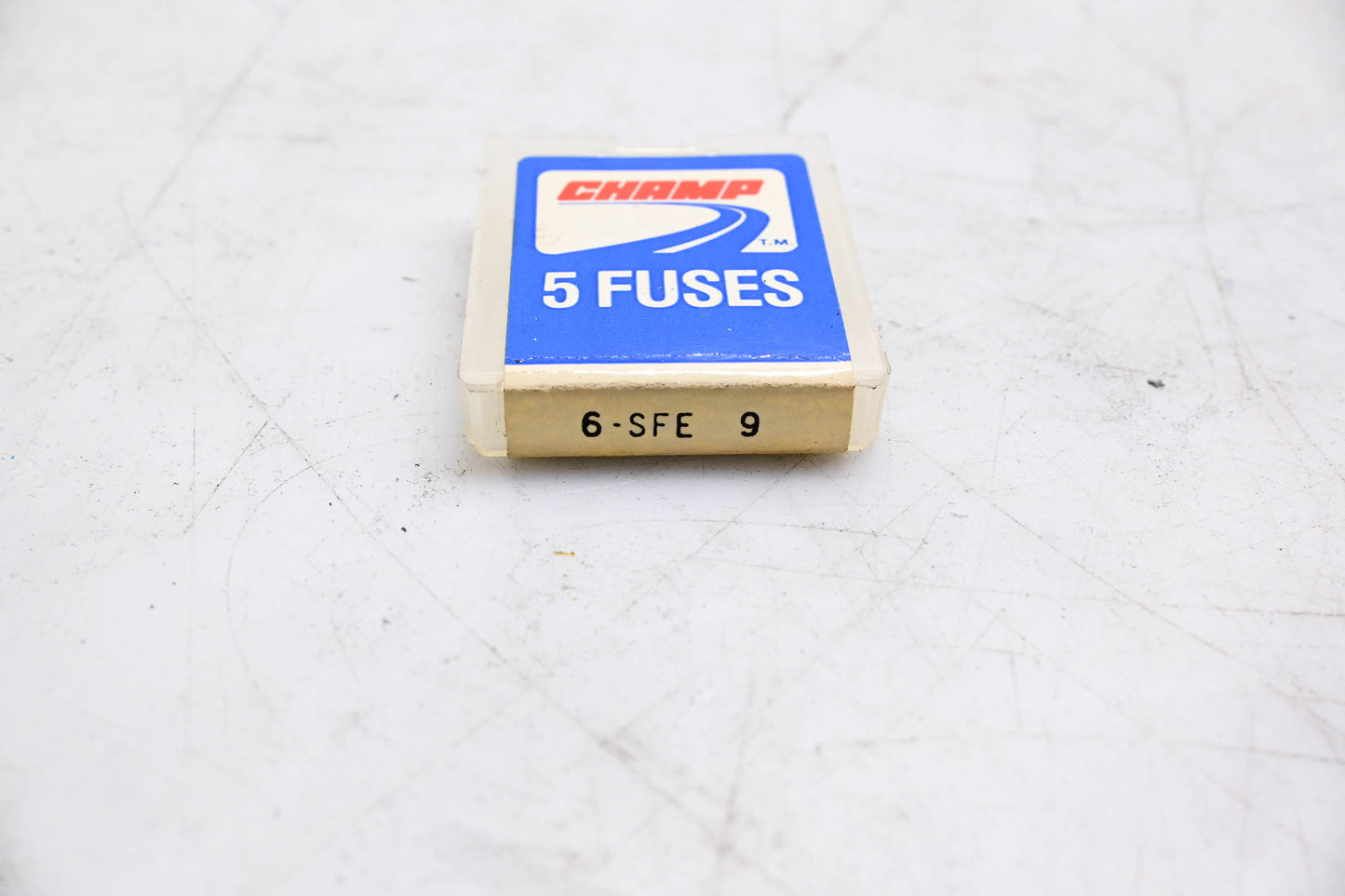 Champ 6-SFE-9 Glass Tube Fuses Qty 5 NOS