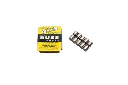 Eaton AGA-25 Bussmann Glass Tube Fuses Qty 5 NOS