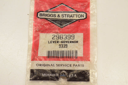 New OEM Briggs & Stratton 298399 Governor Lever NOS