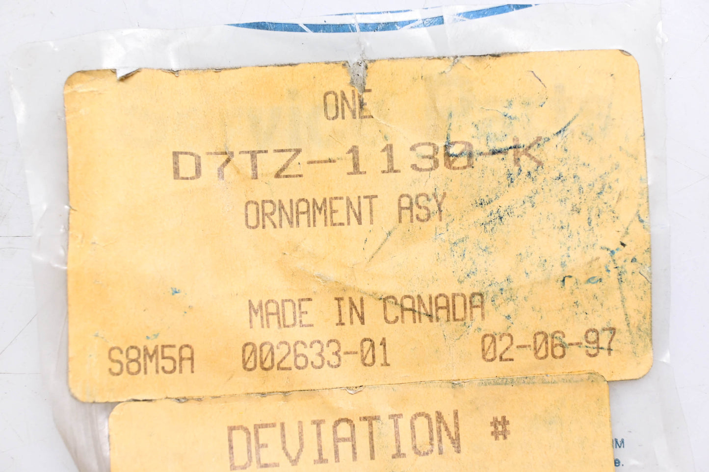 New OEM Ford D7TZ-1130-K Bronco Wheel Center Cap NOS