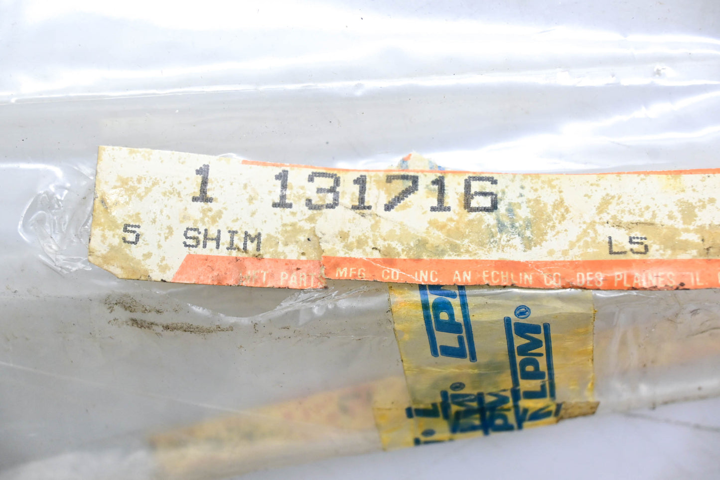 LPM 131716 Shims 7-2/8"Lx1"Wx1/32"D Qty 5 NOS