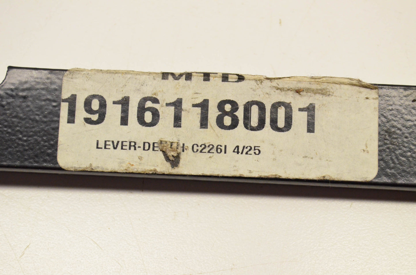 Troy-Bilt 1916118001, 786-04292A-0638 Depth Regulator Lever NOS