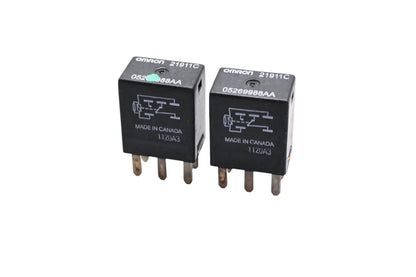 Omron 21911C Relays 12VDC 10A Qty 2 NOS