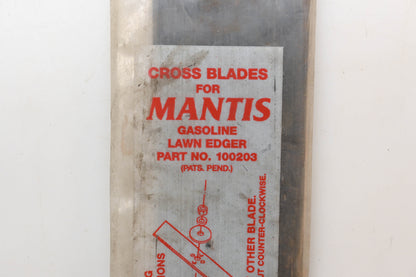 Aftermarket 100203 Lawn Edger Cross Blade Kit NOS