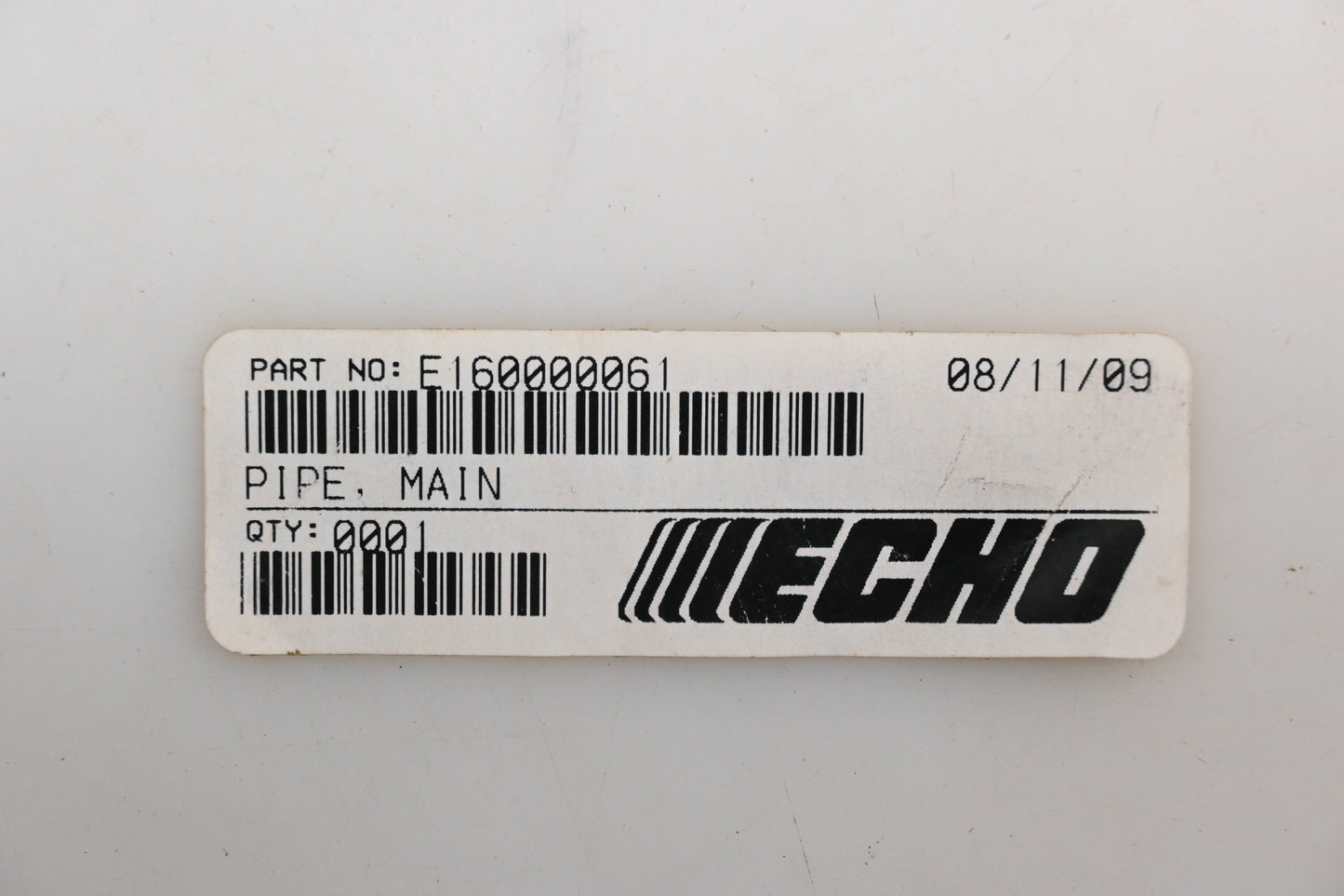 New OEM Echo E160000061 Blower Tube Elbow NOS