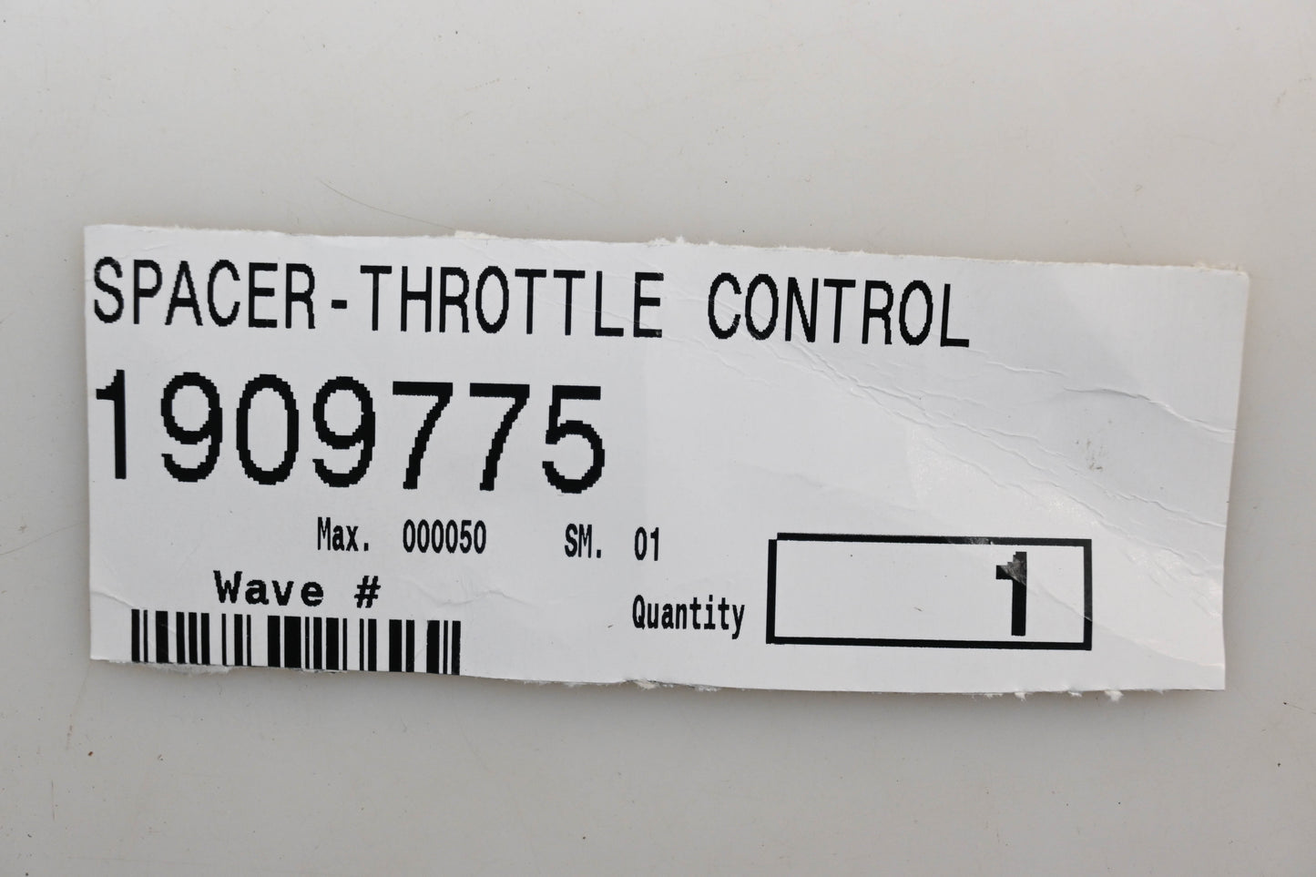 MTD 1909775 Throttle Control Spacer NOS