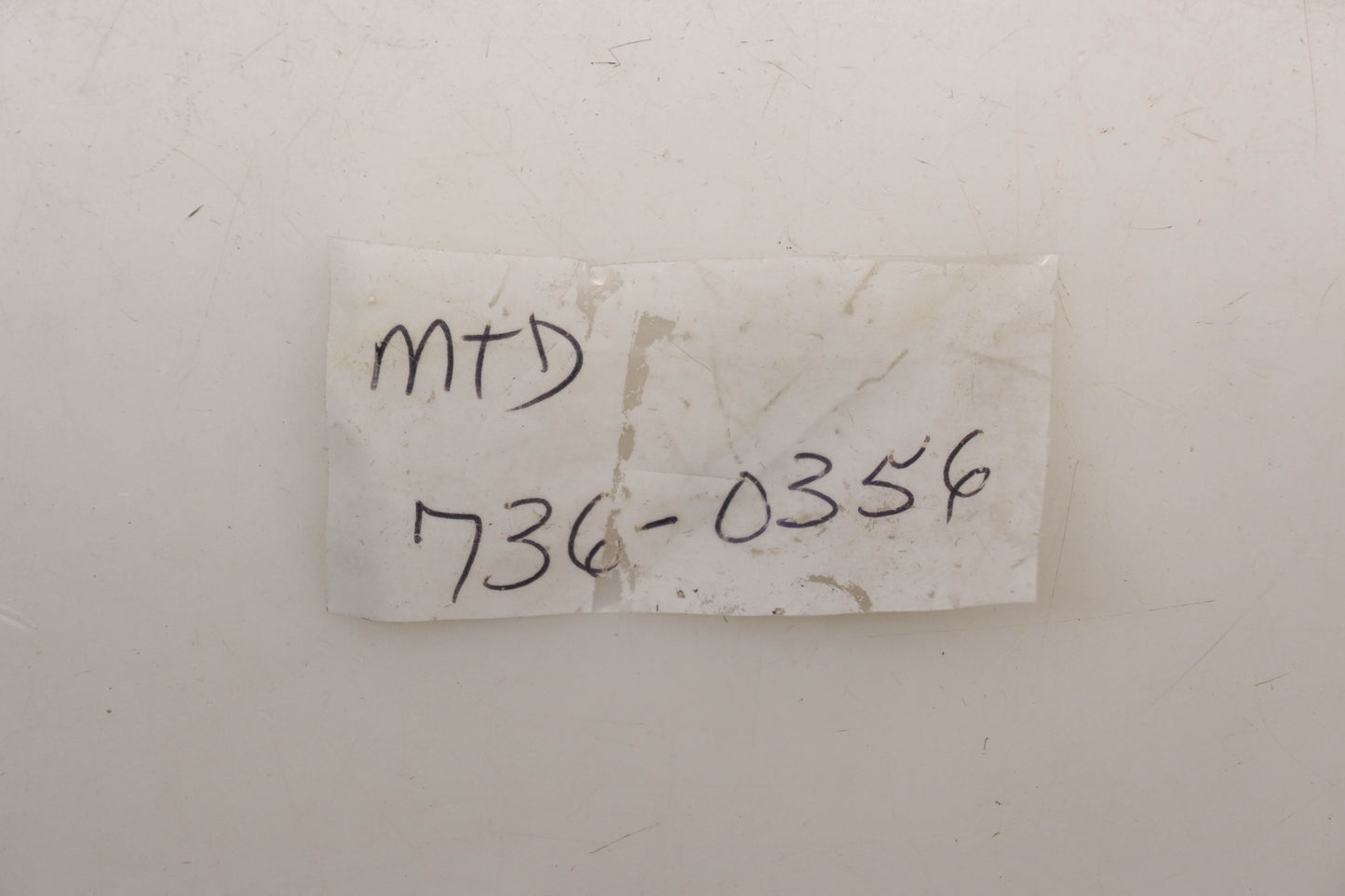 MTD 736-0356 Bell Washer NOS