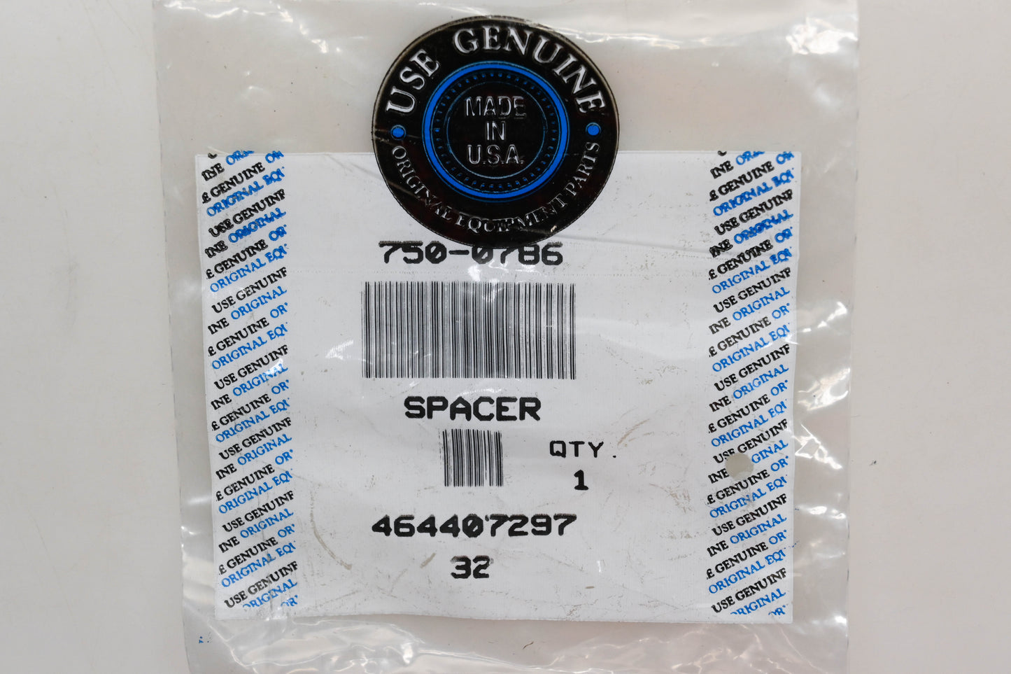 Genuine Parts 750-0786 Spacer NOS