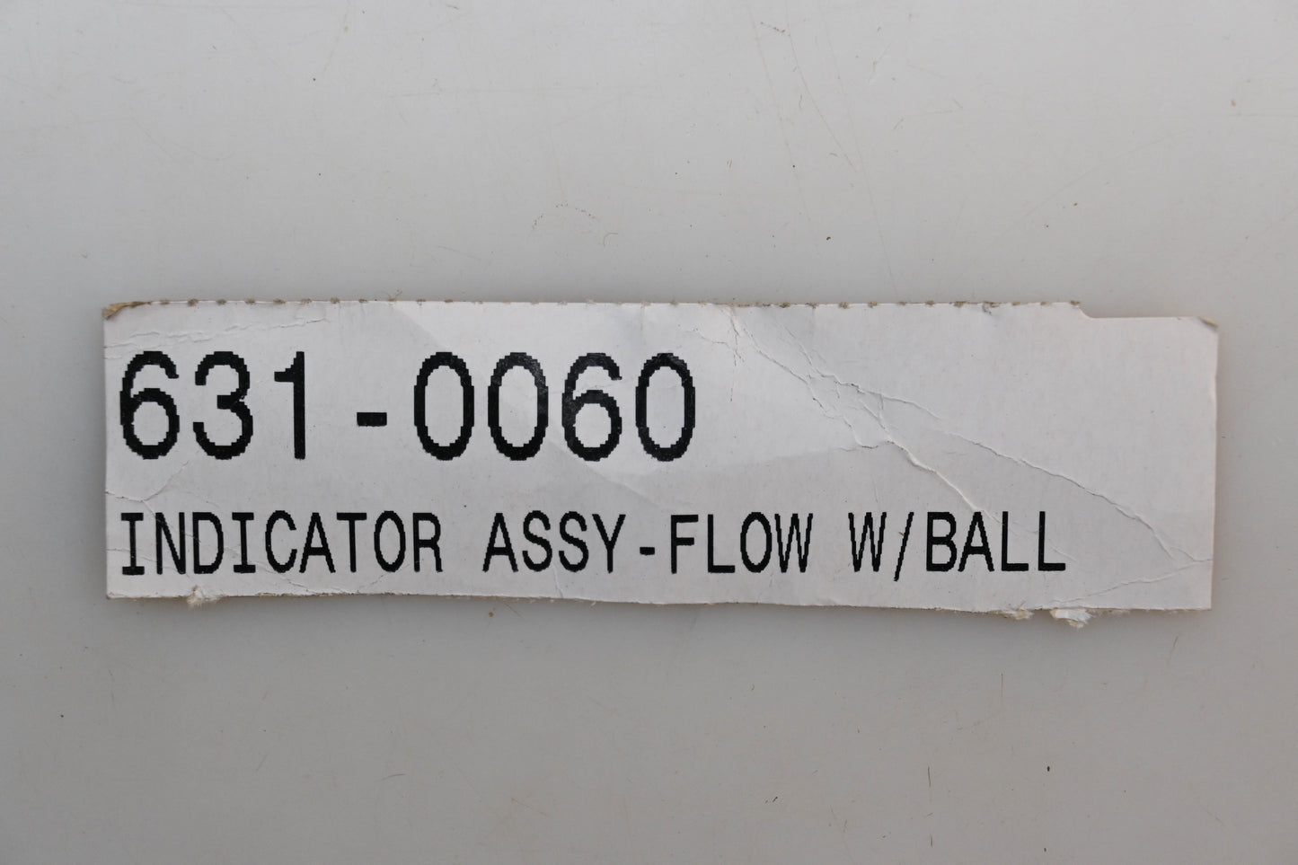 MTD 631-0060 Indicator Assembly Flow w/Ball NOS