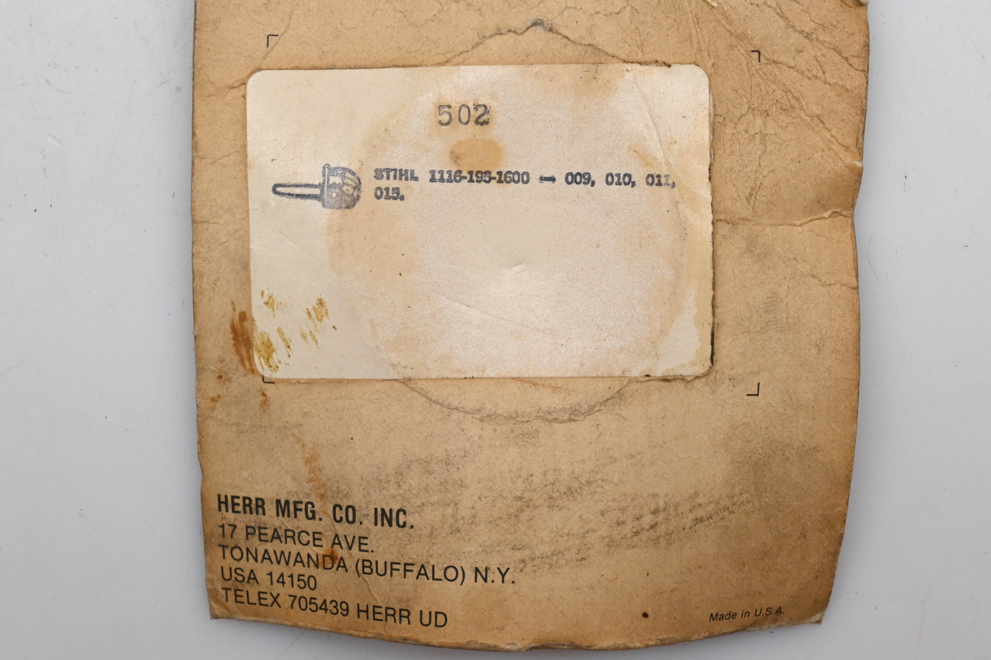 HERR 1116-195-1600 Starter Rewind Spring NOS