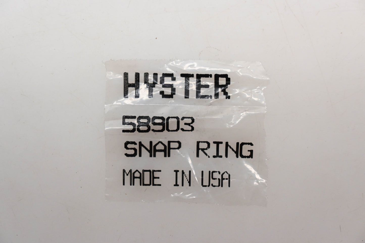 Hyster 58903 Snap Ring NOS