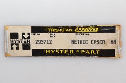 Hyster 293712 Metric Cap Screw NOS