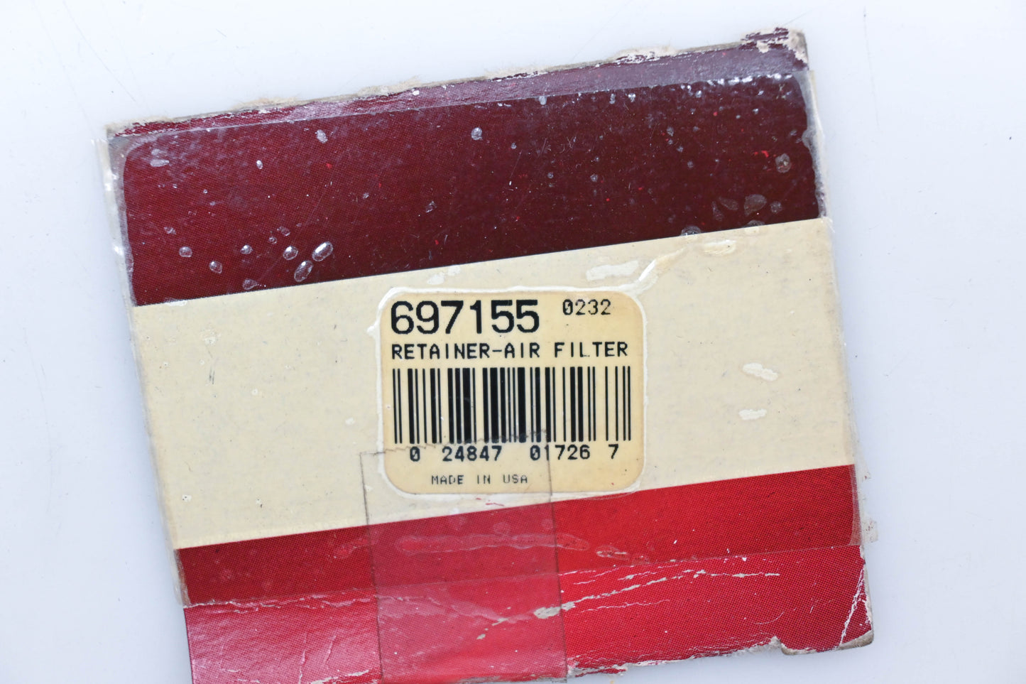 New OEM Briggs & Stratton 697155 Air Filter Retainer NOS