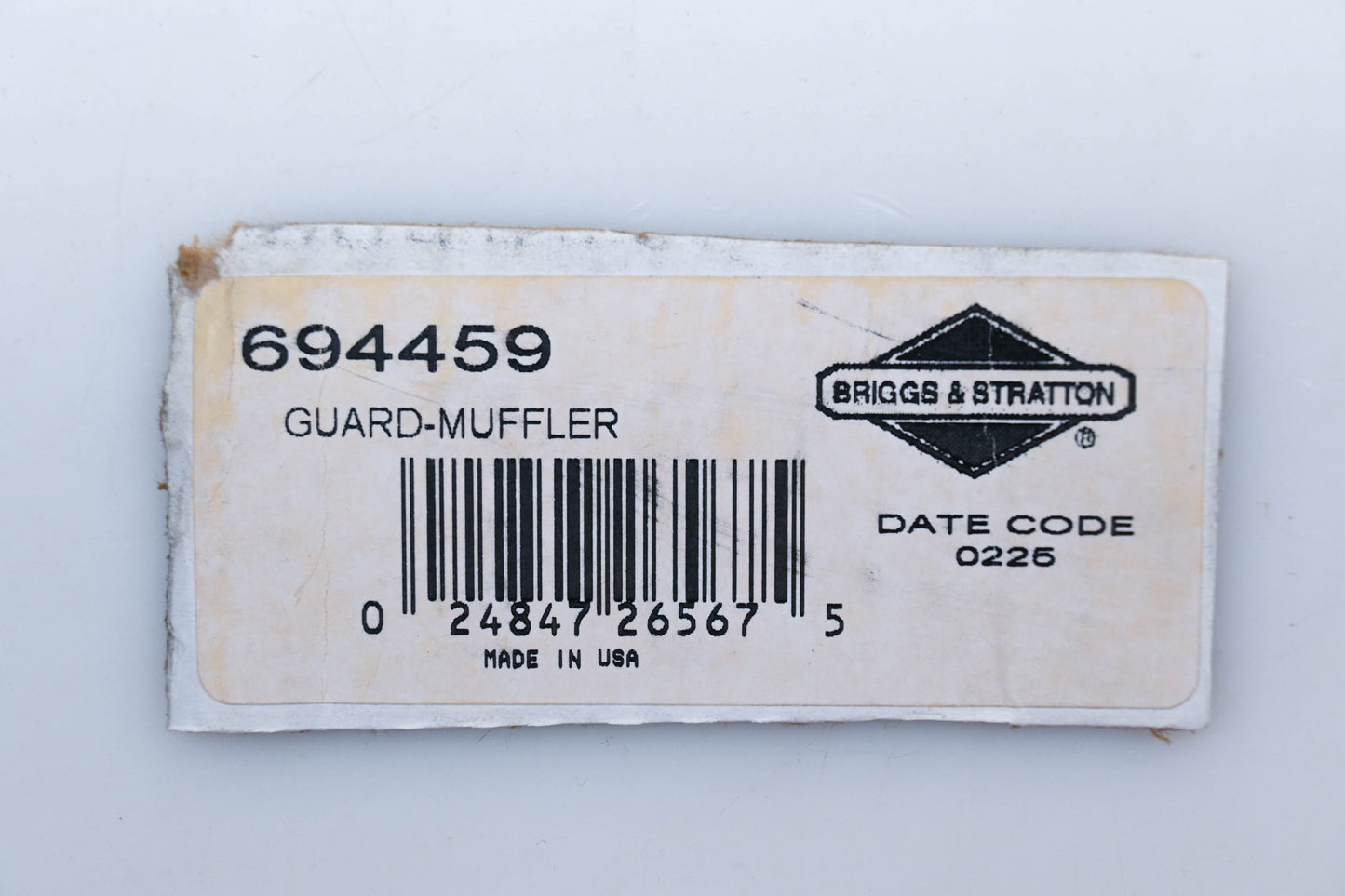 New OEM Briggs & Stratton 694459 Muffler Guard NOS