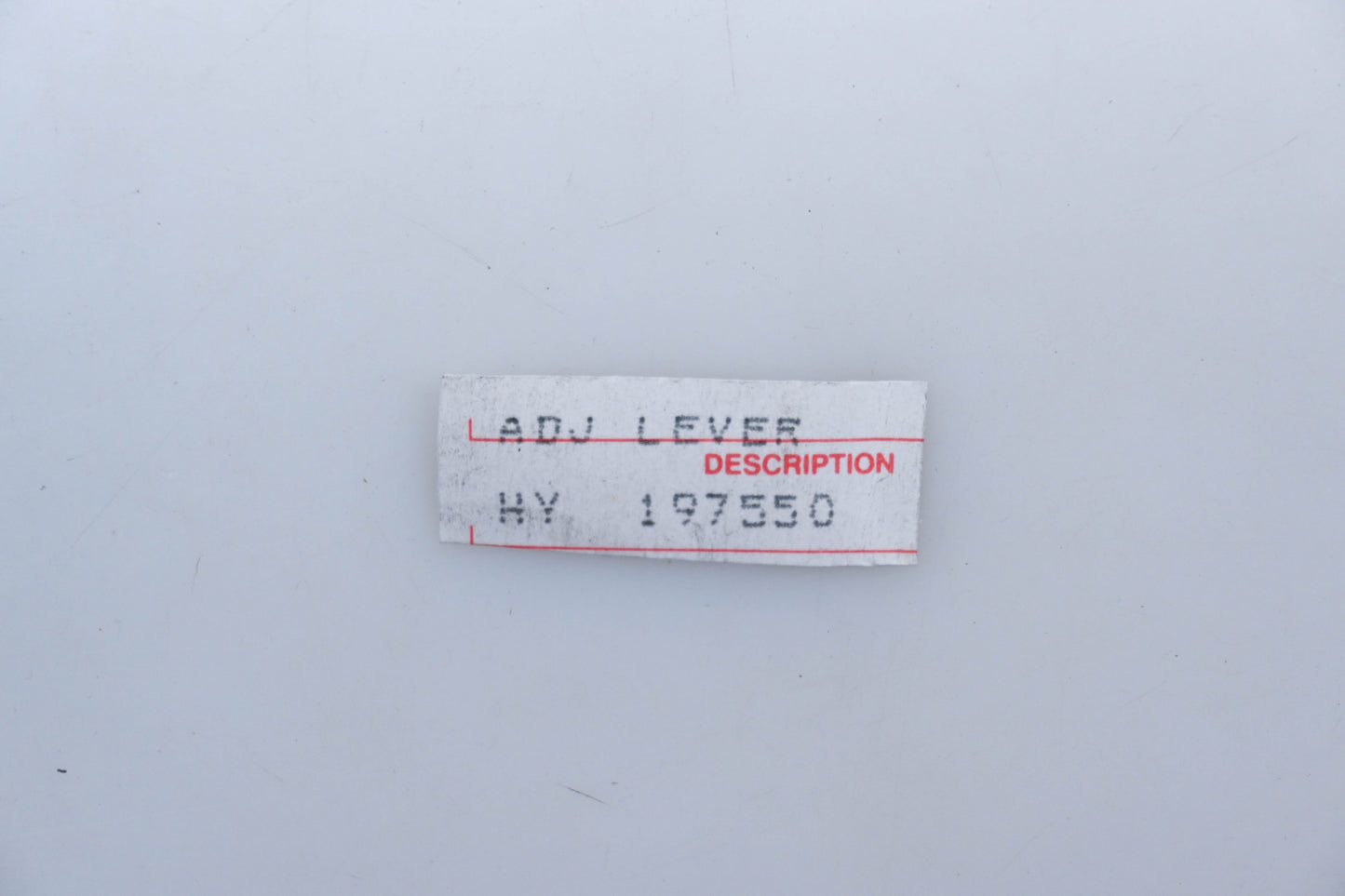 Hyster 197550, HY197550 Right Brake Lever Adjuster NOS