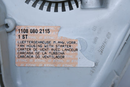 New OEM Stihl 1108 080 2115, 4201 080 1800 Recoil Starter Housing Assembly NOS