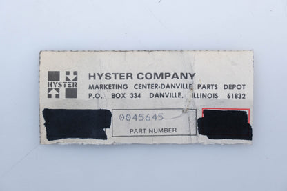 Hyster 0045645, 45645 Bushing NOS