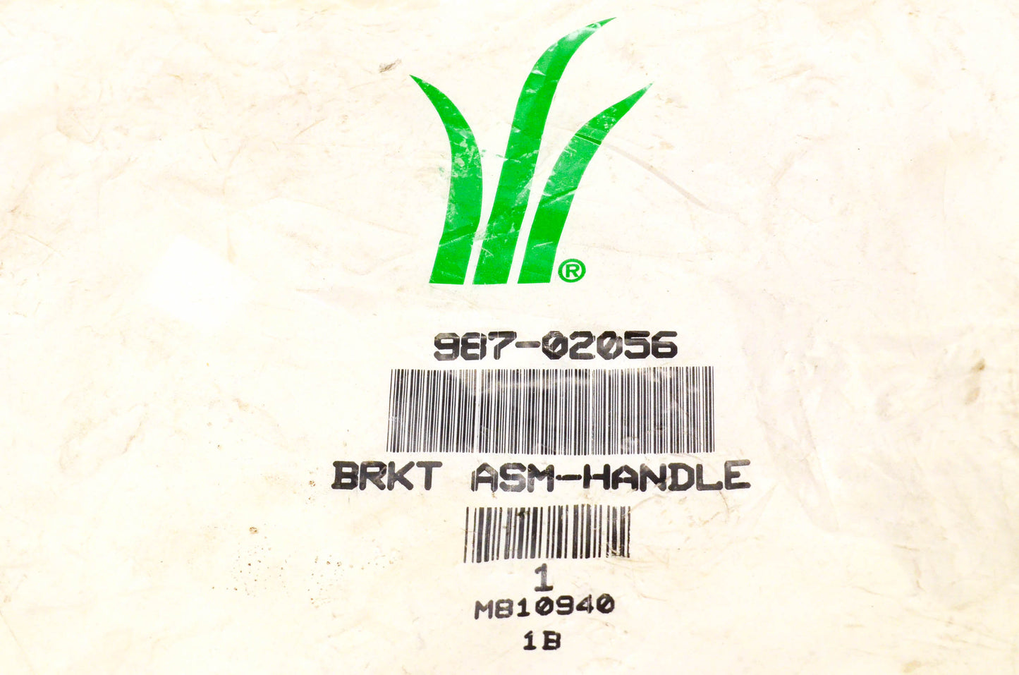 MTD 987-02056 Handle Bracket Assembly NOS