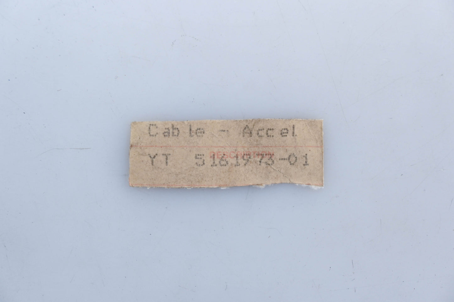 Aftermarket 5161973-01, 516 19 73-01 Accelerator Cable NOS