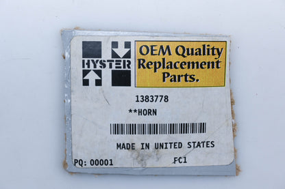 Hyster 1383778, 35717, CH2035-A73345 Fiamm Horn Assembly NOS