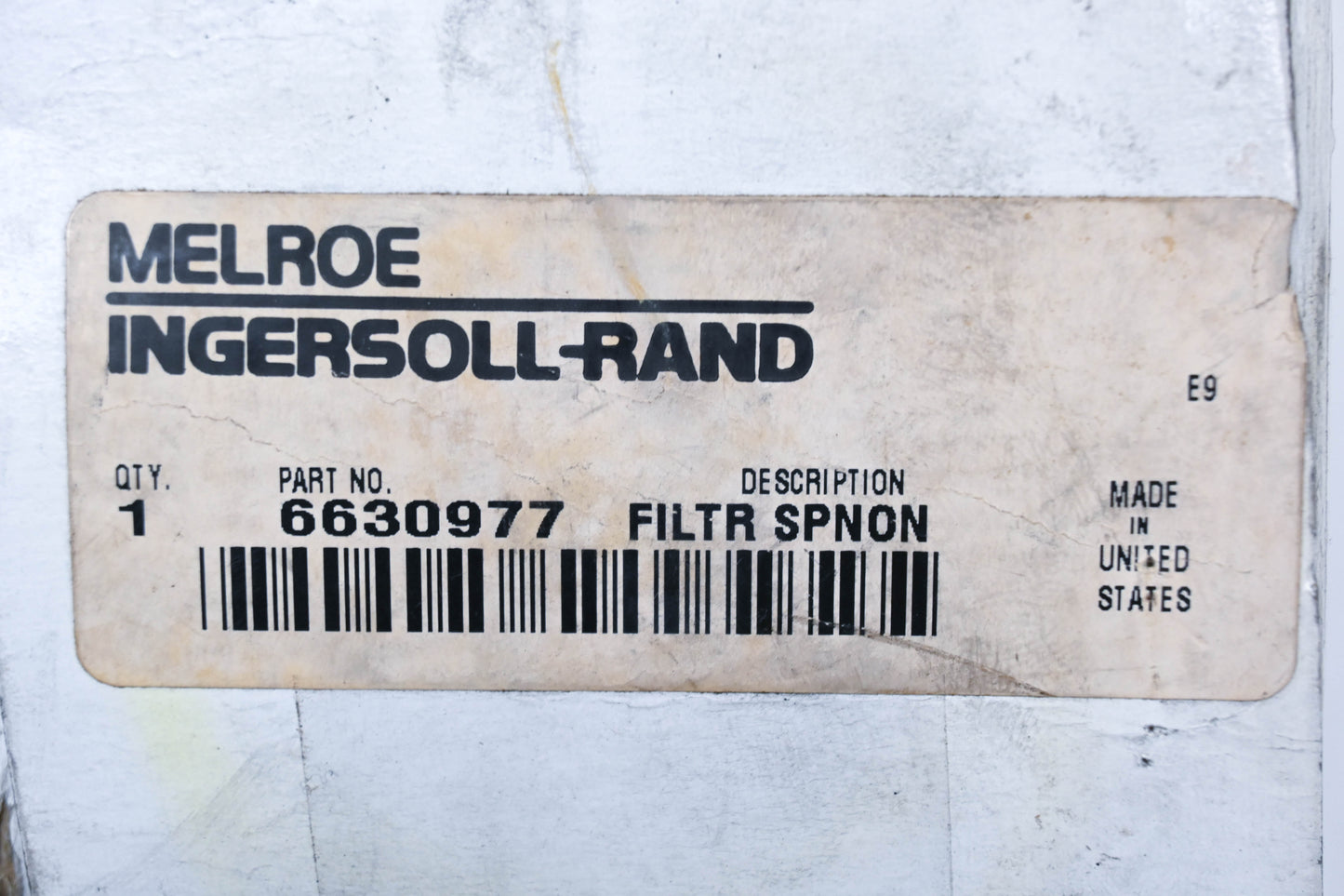 Melroe Ingersoll-Rand 6630977 Bobcat Hydraulic Oil Filter NOS
