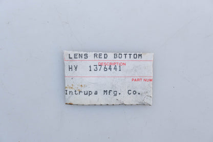 Intrupa 1376441 Hyster Red Lens Bottom NOS