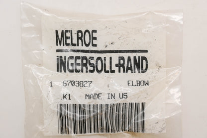Melroe Ingersoll-Rand 6703827 90� Elbow Fitting NOS