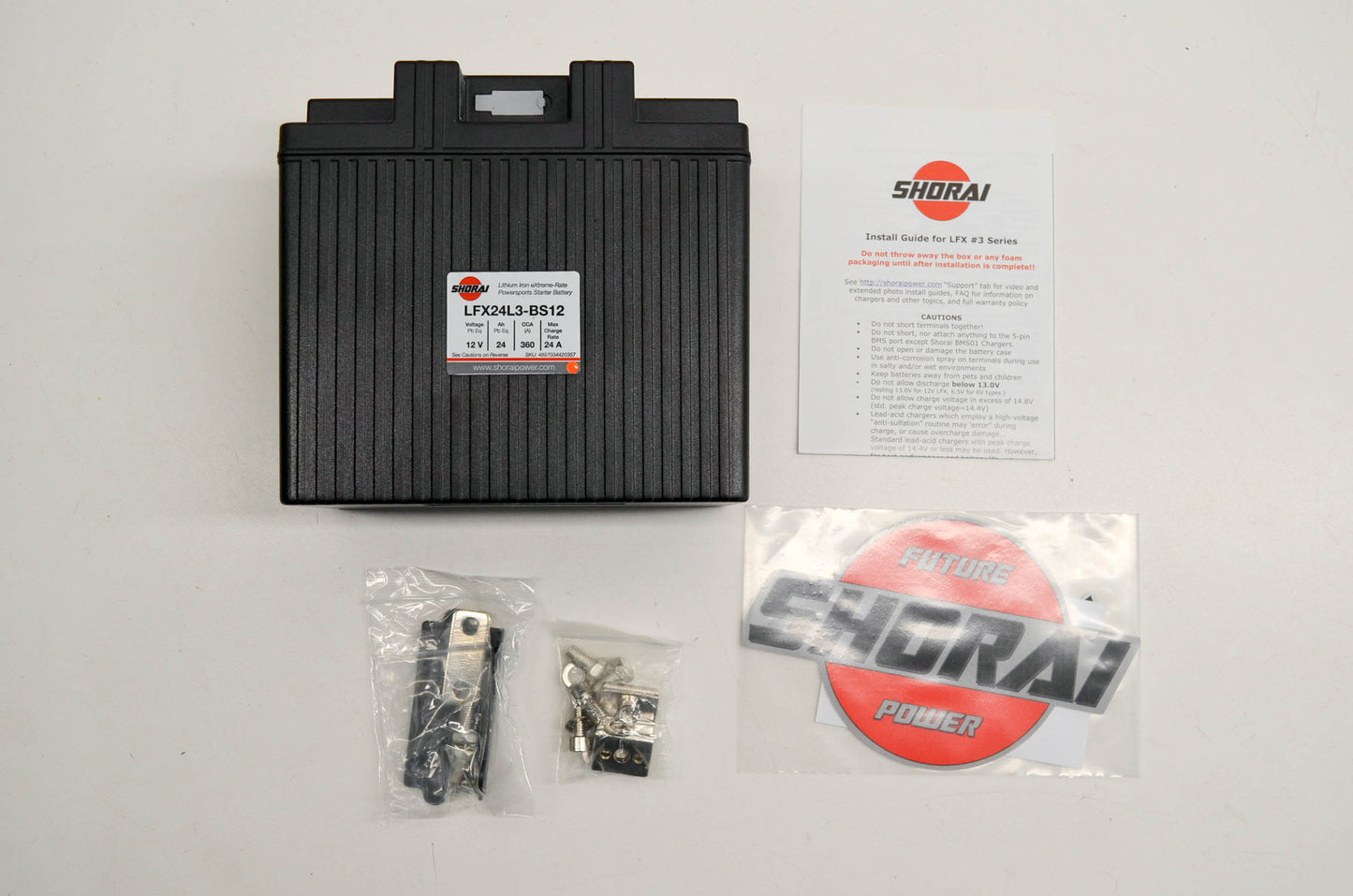 Shorai LFX24L3-BS12, 423815 Starter Battery NOS