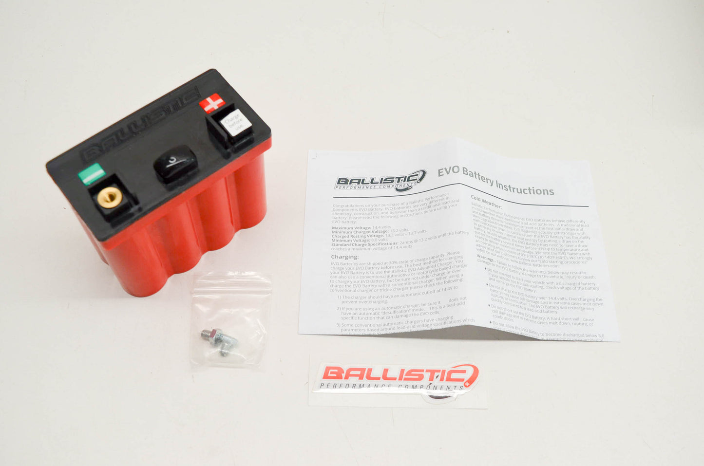 Ballistic 2113-0504, 103-011L 8 Cell EVO2 Battery NOS