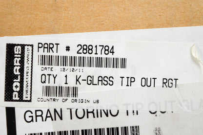 New OEM Polaris 2881784 K-Glass Tip Out Right NOS