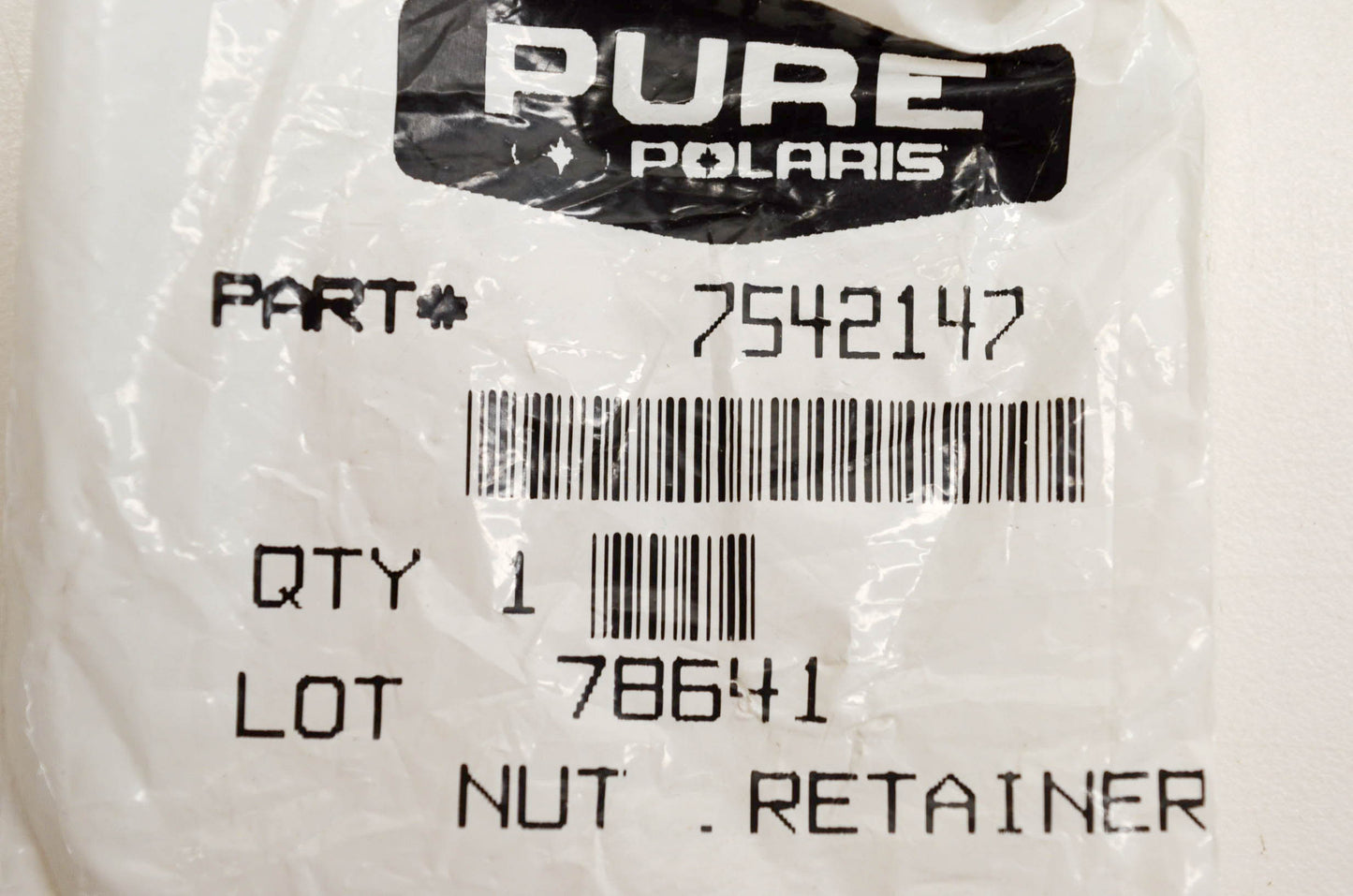 New OEM Polaris 7542147 Retainer Nut NOS
